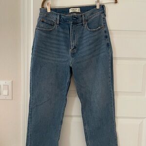 Abercrombie & Fitch Blue Straight Leg Jeans